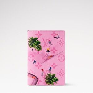 Louis Vuitton Organizer de Poche Card Holder Rose Monogram Canvas NWT